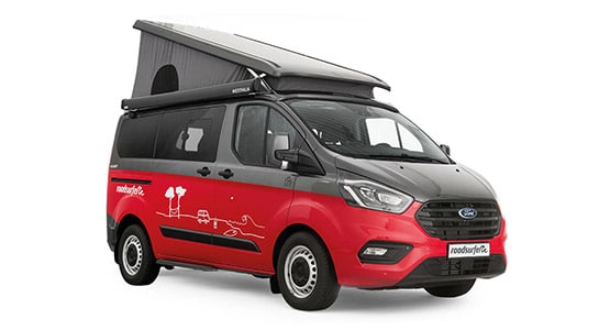 roadsurfer ford nugget camper