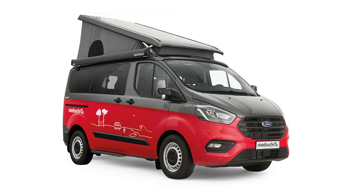 roadsurfer camper cabin side view