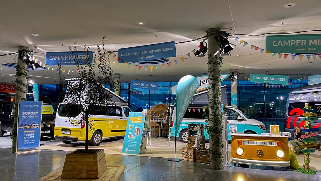roadsurfer auf Camping Messe