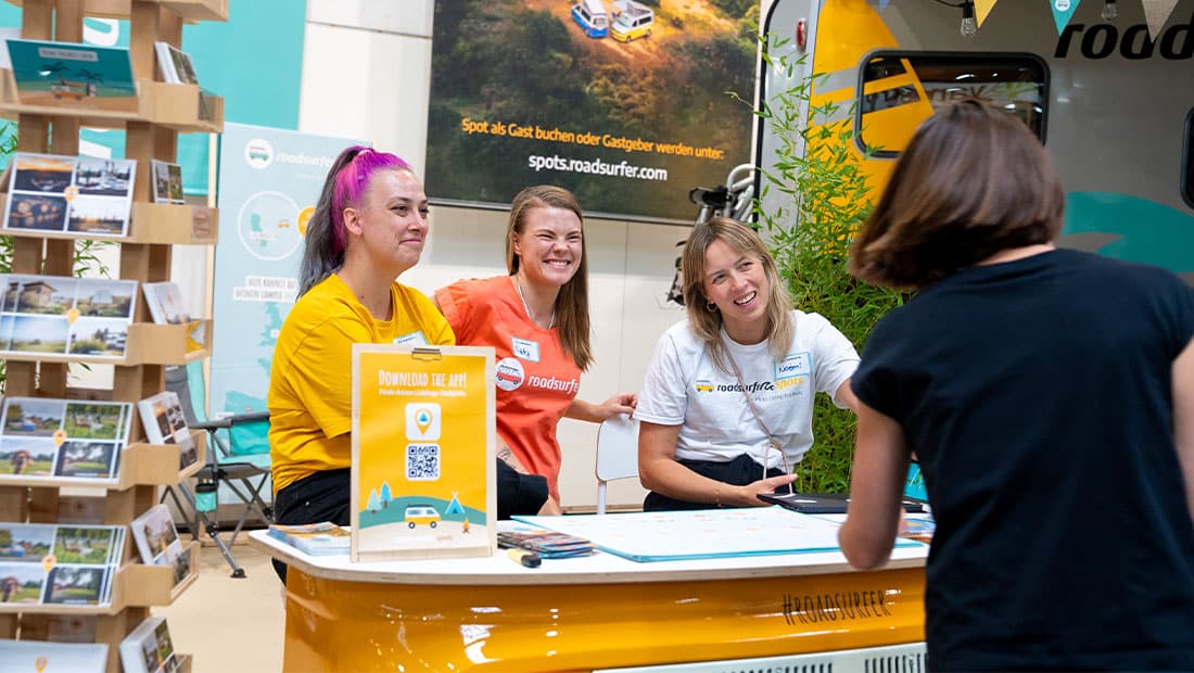 roadsurfer auf Camping Messe