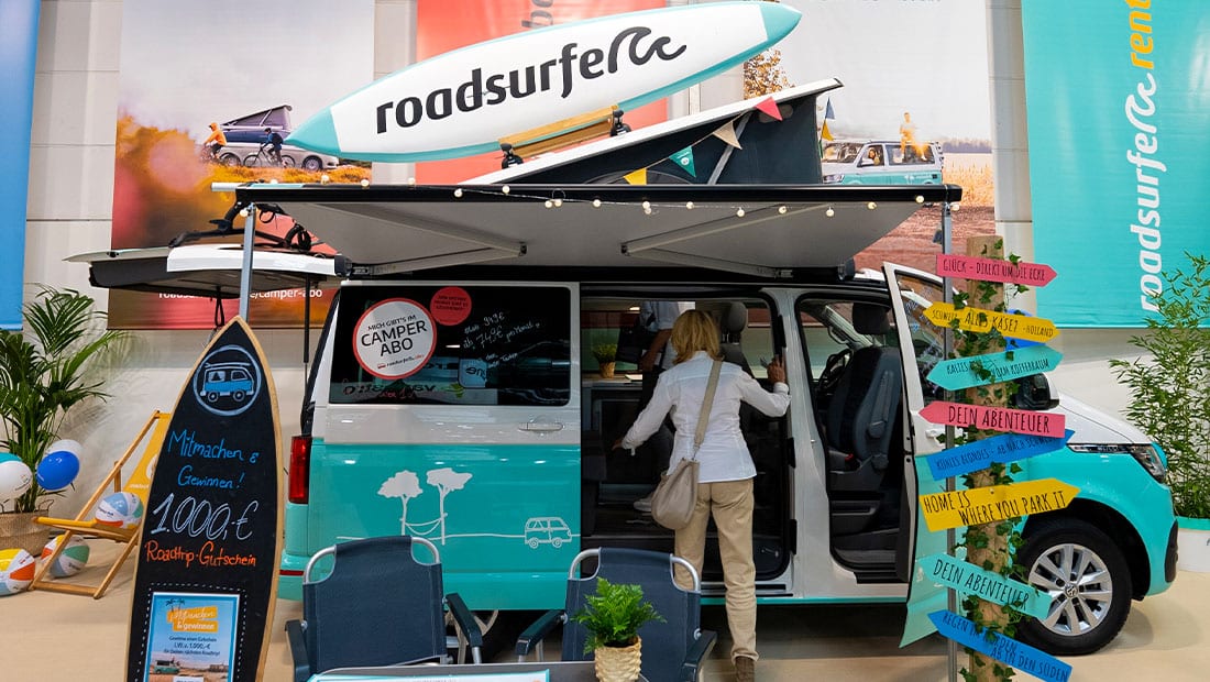roadsurfer auf Camping Messe