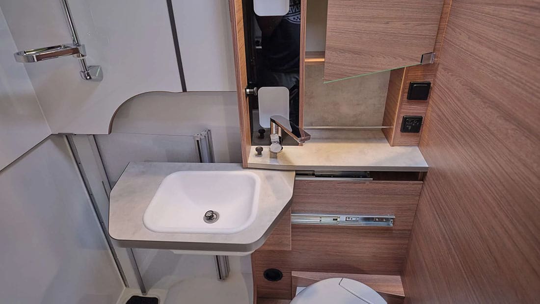 roadsurfer Van Villa Bathroom