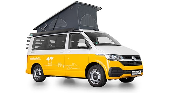 VW California Beach campervan sideview